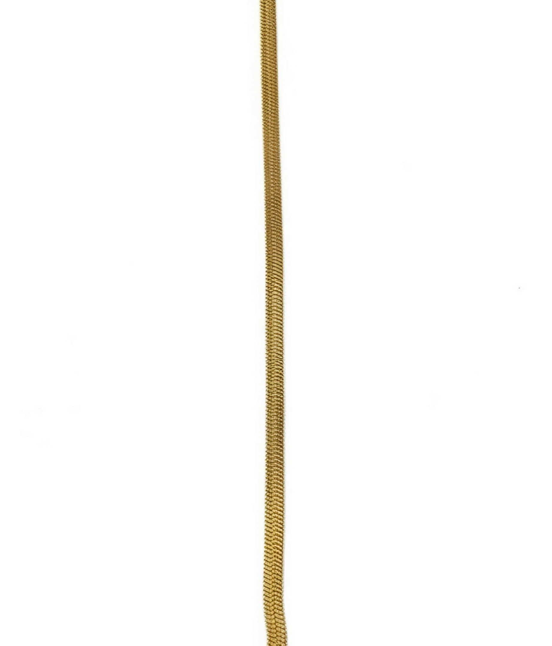 Gold Herringbone Chain Bracelet — view 2